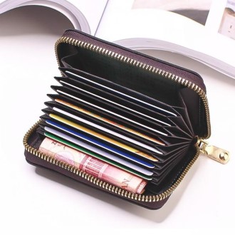 아코디언 여성지갑 카드&amp;명함케이스, 11칸 카드보관지갑, 명함지갑, 아코디언 카드지갑