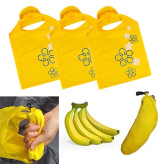 바나나 장바구니 시장 바구니 쇼핑 가방 휴대용 장바구니 35*37cm