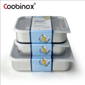 [쿠비녹스] 스텐레스 냉동 냉장 보관용기 3-1호 CO-56-31 [특판상품]