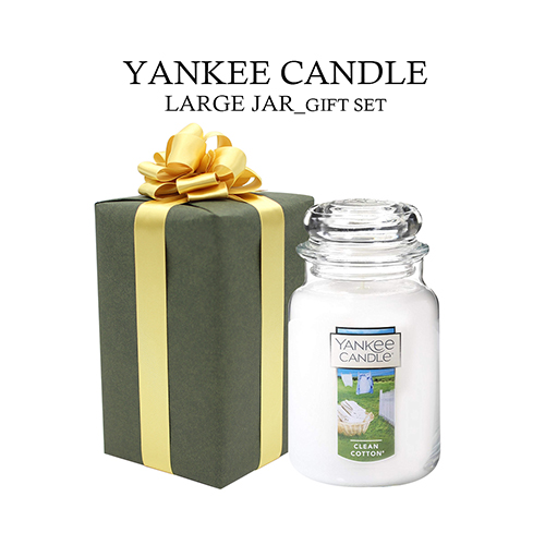 양키캔들 라지자 선물세트 (고급 선물 포장 쇼핑백 포함) ( YANKEE CANDLE LArge JAr) )