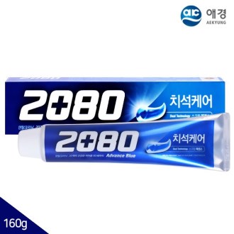 애경 2080 블루 치약 160g 1P [특판상품]