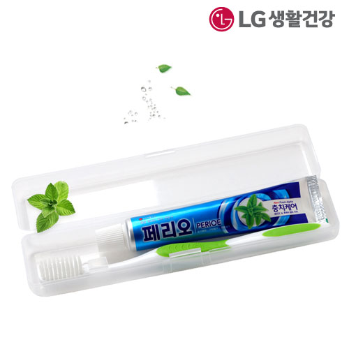 LG 페리오 치약 칫솔세트 1호 (휴대용 세트 / 여행용세트) [특판상품]