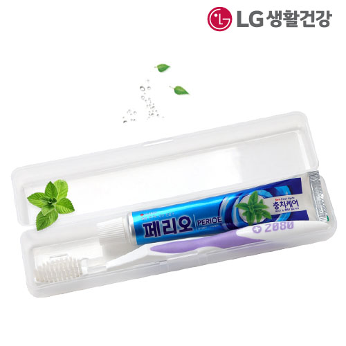 LG 페리오 치약 칫솔세트 3호 (휴대용 세트 / 여행용세트) [특판상품]
