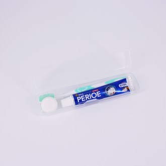 LG 페리오 치약 미세모 칫솔 치실 휴대용 여행용 투명 PP 케이스 세트 [특판상품]