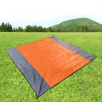 디어캠핑 그라운드 시트 돗자리겸용 텐트방수포 200cm (오렌지)