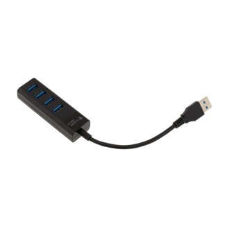 지클릭커 USB3.0 4포트 허브 GHUB-M4 블랙