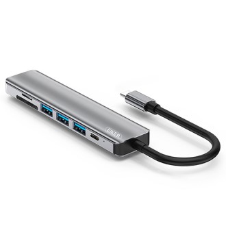 EIKER 7in1 C타입 멀티 허브 USB 3.0 HDMI PD충전 [특판상품]