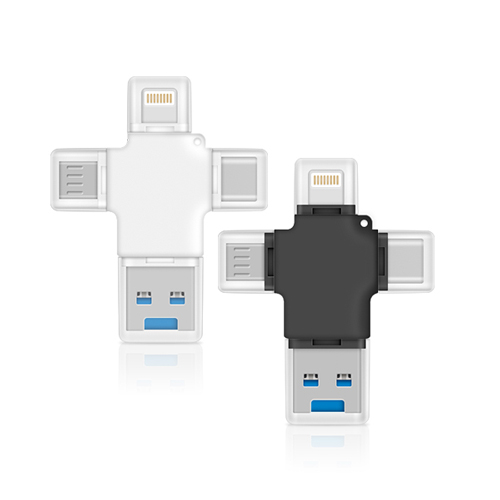레빗 크로스 3IN1 OTG메모리 (16GB) 아이폰,C타입,안드로이드 사용 [특판상품]