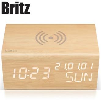 브리츠 BZ-E3BT 블루투스스피커 무선충전 알람 시계 [특판상품]