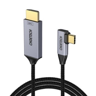 초텍  L자형 썬더볼트3 C타입 to HDMI  패브릭 케이블 (1.8m) [특판상품]