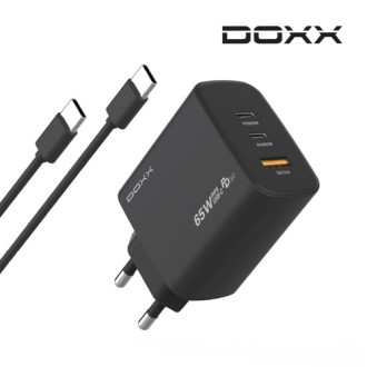 DOXX 65W PD 3포트 충전기 C to C 케이블포함  [특판상품]