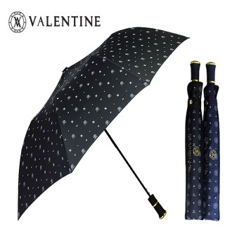 발렌타인 2단 58*8 폰지 로고패턴 우산