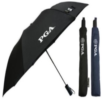 PGA-무지 2단 자동 우산 [특판상품]