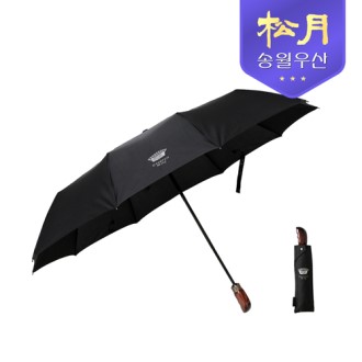 송월우산 카운테스마라 3단 블랙우드 완자60 우산