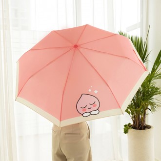 캐릭터 접이식 우산 핑크 [특판상품]