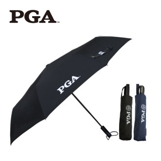 PGA 3단 무지 완전자동 우산
