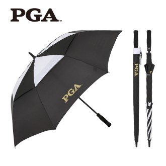 PGA 75 골프 블랙 배색 방풍 우산 [특판상품]