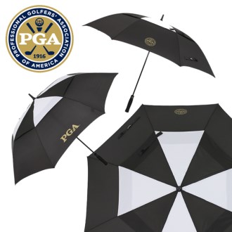 [PGA] 75 골프우산 블랙 배색 방풍 우산 [특판상품]