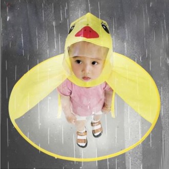 우비 모자 우의 쓰는 우산 아동 어린이 비옷 판초 어린이집 유치원 어린이날 선물  [특판상품]
