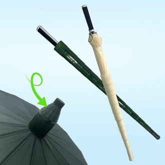 27인치 16K 자바라 빗물받이 70 장우산, 27인치장우산 (다크그린, 베이지, 블랙) [특판상품]