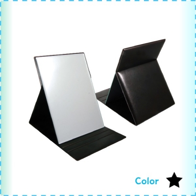 국산품)ST-453(L) 휴대용접이식거울 블랙/거치대거울/거울