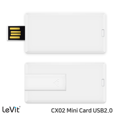 레빗 CX02 카드형 USB메모리 8GB [특판상품]