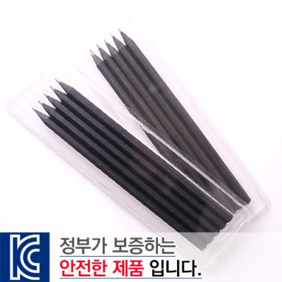 투명사각·흑목육각연필5P세트