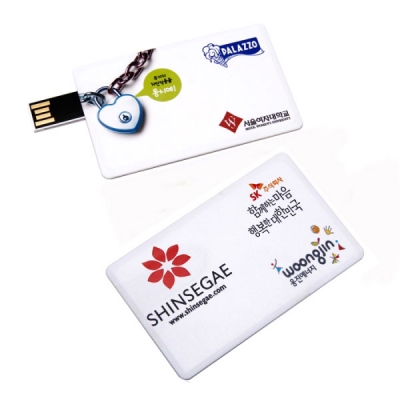 플라이토 슬라이드 카드형 USB 메모리  4G-128G JS-7000 [특판상품]