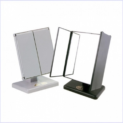 ST-7014 삼면유니크탁상거울/삼면덮개탁상거울