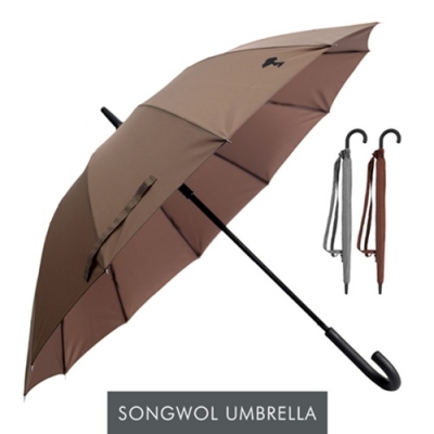 [송월우산] 스누피 장 블랙포인트 곡자 60 우산