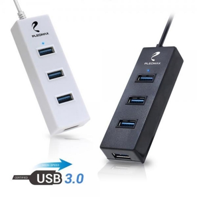 플레오맥스 PHU-K304 USB 3.0 4포트 허브 [특판상품]