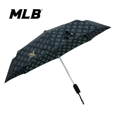 MLB 3단전자동 원형로고 우산 55cm [특판상품]