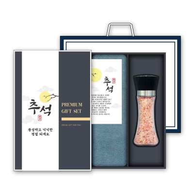[송월 추석선물세트] 송월 항균150g 수건+솔트 세트