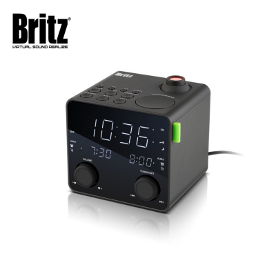 Britz 브리츠 BZ-CR3747P FM라디오 알람 프로젝터 시계 [특판상품]