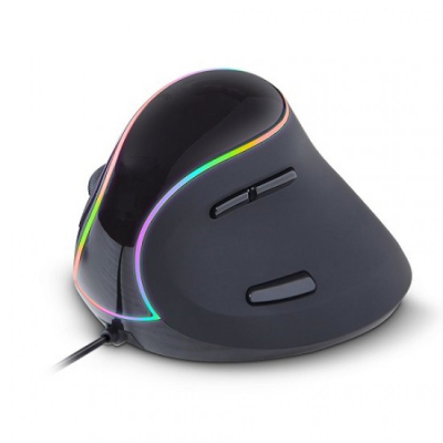 IPLEX 아이플렉스 VM-750 RGB 인체공학 유선 버티컬 마우스 [특판상품]