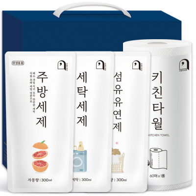 오늘의쉼표 자몽세트53호(4종) 세제 주방용품