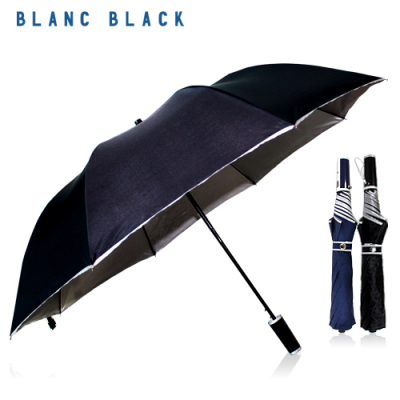 블랑블랙 2단 폴리실버 우산