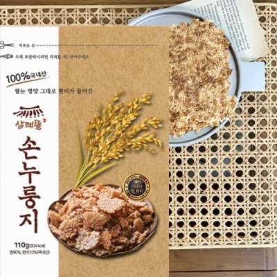 삼례뜰 구수한 손 누룽지 110g 국산쌀 [특판상품]