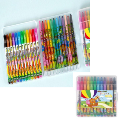 신학기 선물세트 색연필 싸인펜 24세트 어린이 선물용