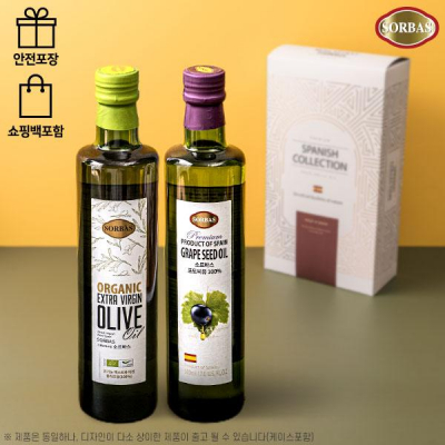 DO (스페인직수입)소르바스 유기농올리브유 포도씨유(2종) [특판상품]