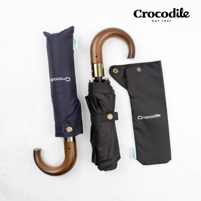 크로커다일 3단 60-10K 우드 곡자(자동) 우산